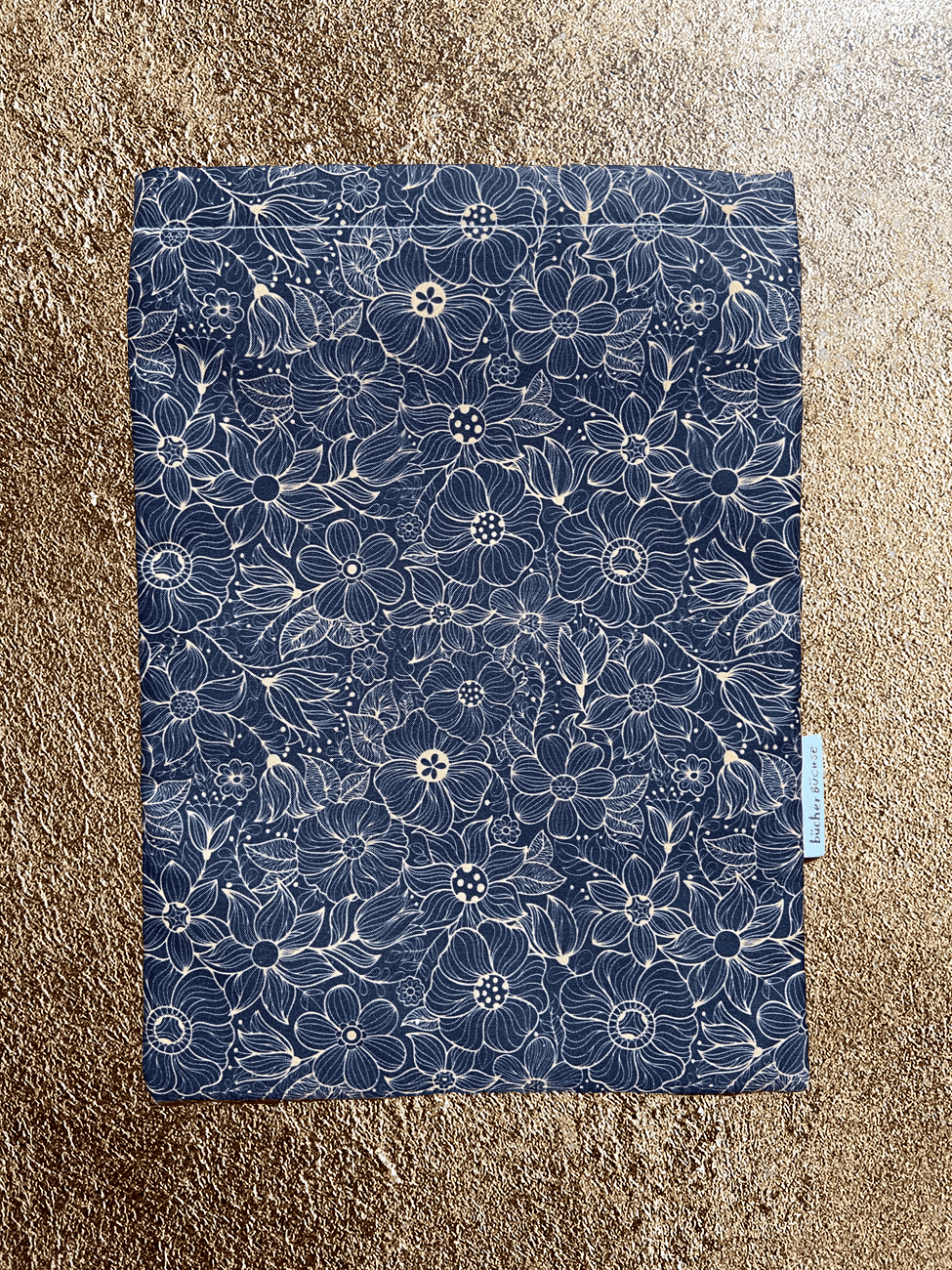 Buchhülle "Golden Flowers"