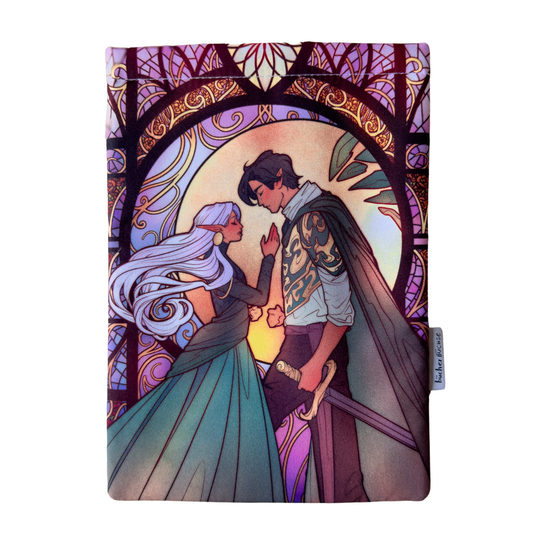 Buchhülle "Beauty and the Fae" von @francis.eden.art