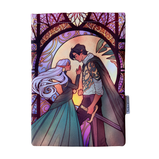 Buchhülle "Beauty and the Fae" von @francis.eden.art