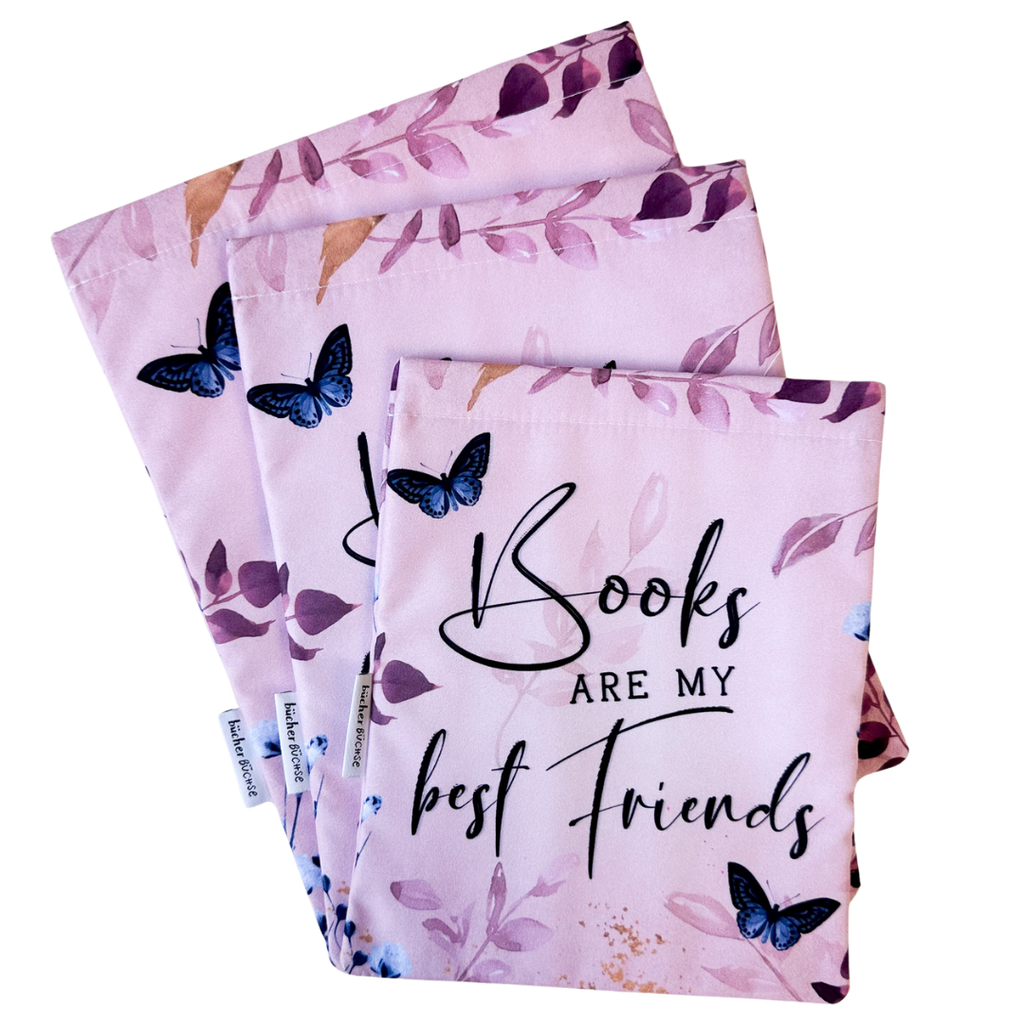 Buchhülle "Books are my best friends"