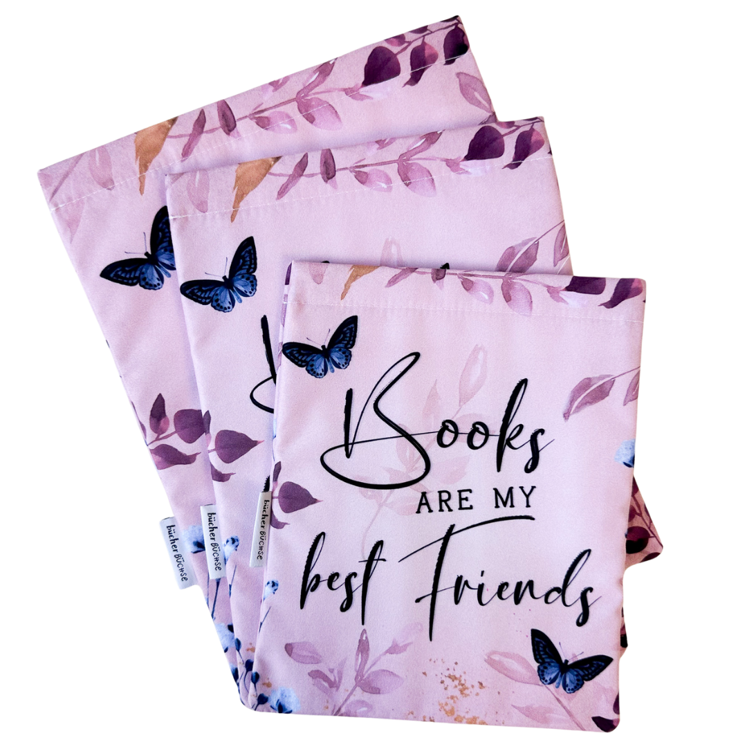 Buchhülle "Books are my best friends"