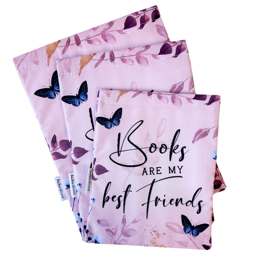 Buchhülle "Books are my best friends"
