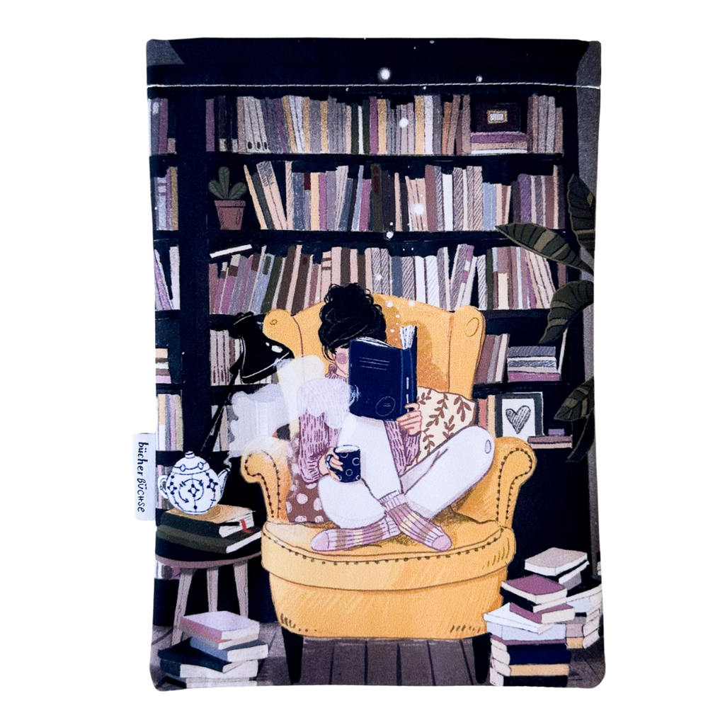 Buchhülle "Bibliothek" von @gebelwho