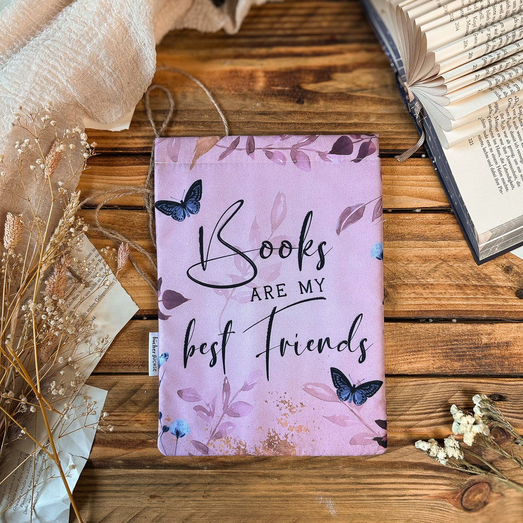 Buchhülle "Books are my best friends"