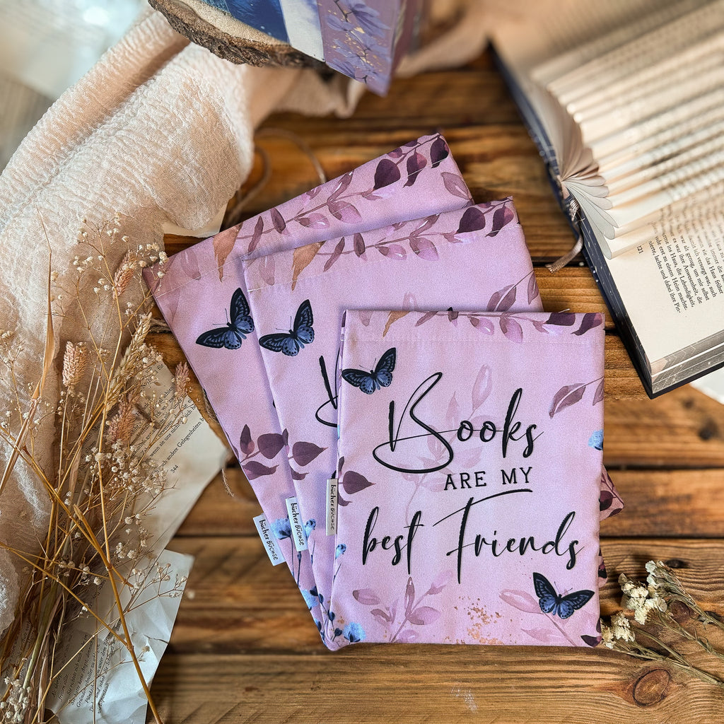 Buchhülle "Books are my best friends"