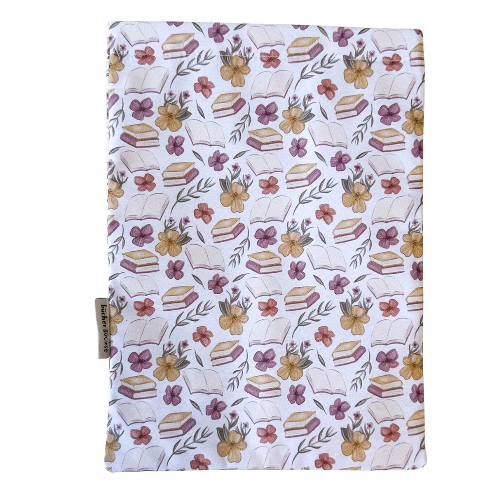 Buchhülle "Buchiges Muster" von @catarinabookdesigns