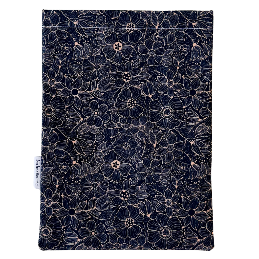 Buchhülle "Golden Flowers"