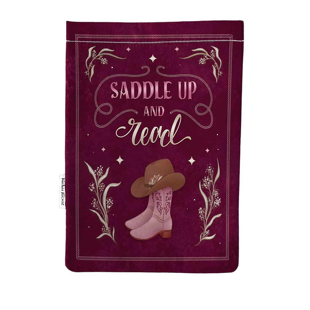 Buchhülle "Saddle Up and Read"