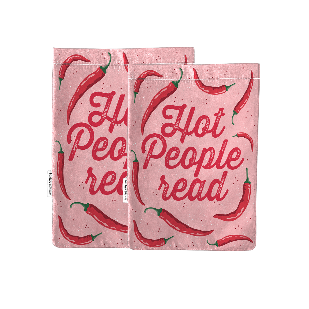 Buchhülle "Hot People Read"