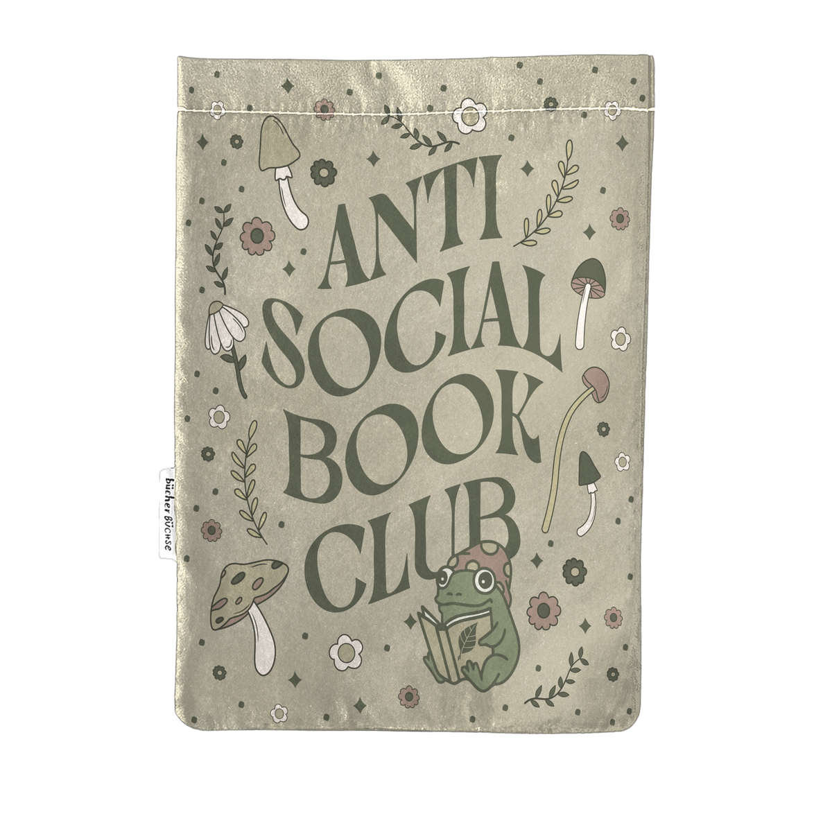 Buchhülle "Anti Social BookClub"