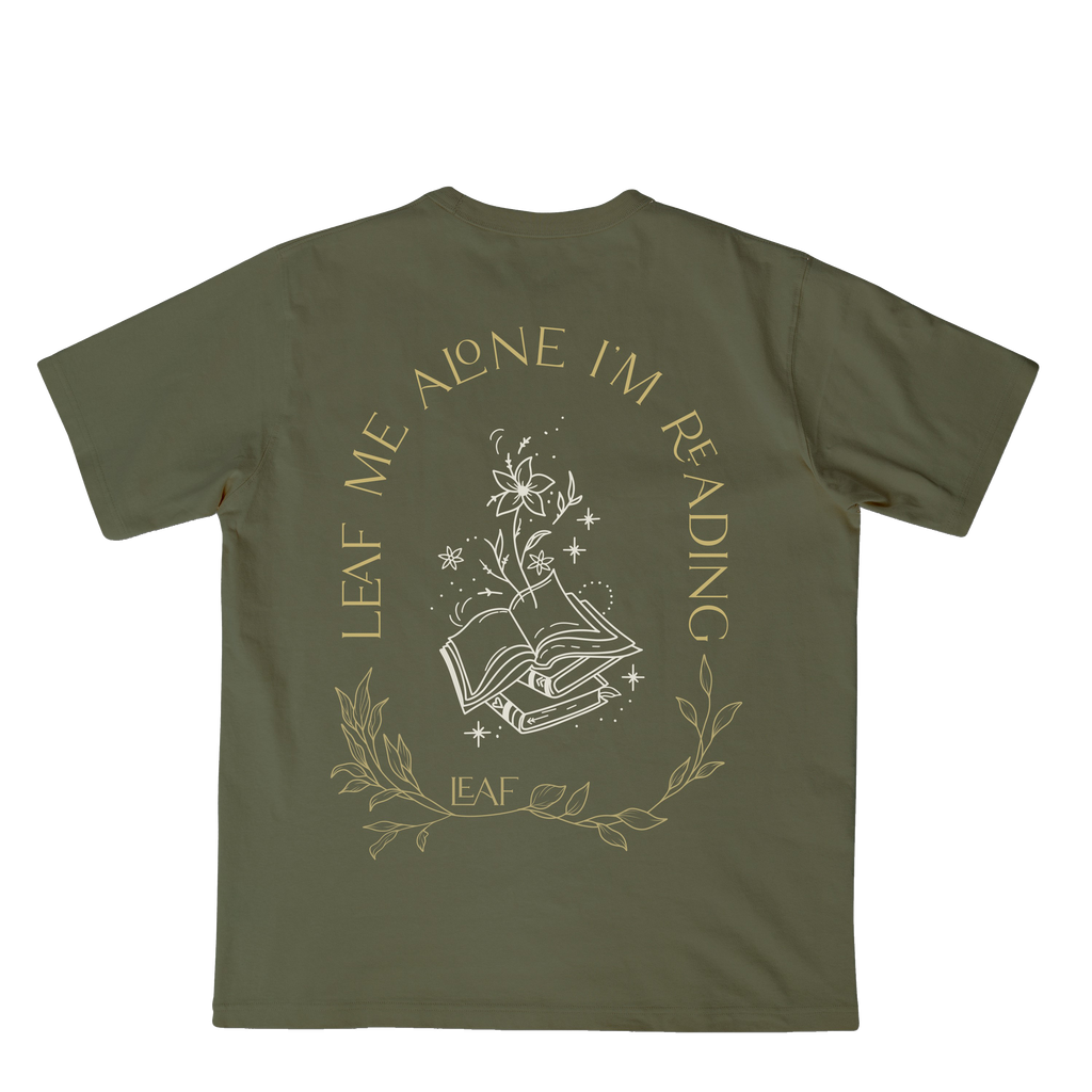 T-Shirt "LEAF me alone I'm reading