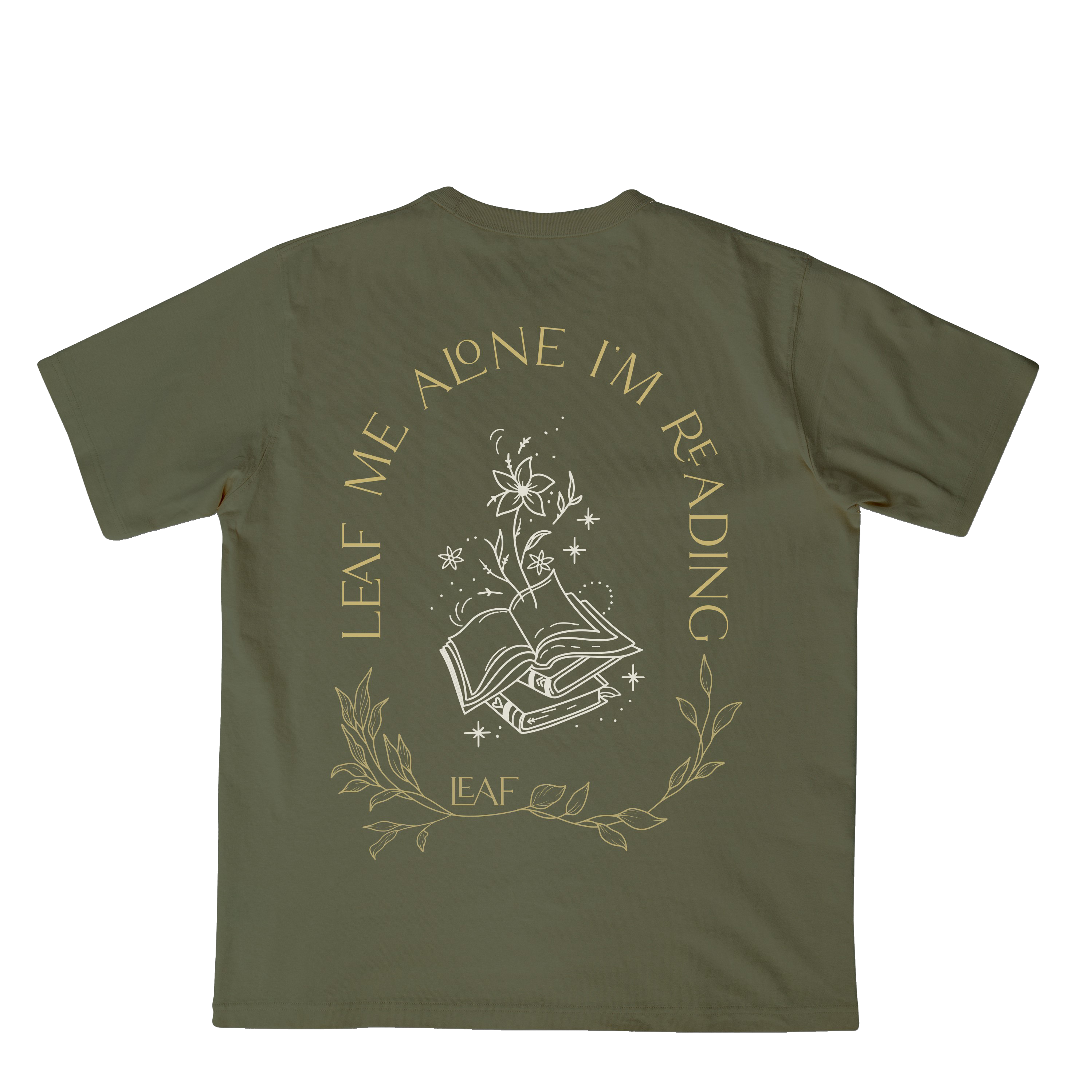 T-Shirt "LEAF me alone I'm reading"