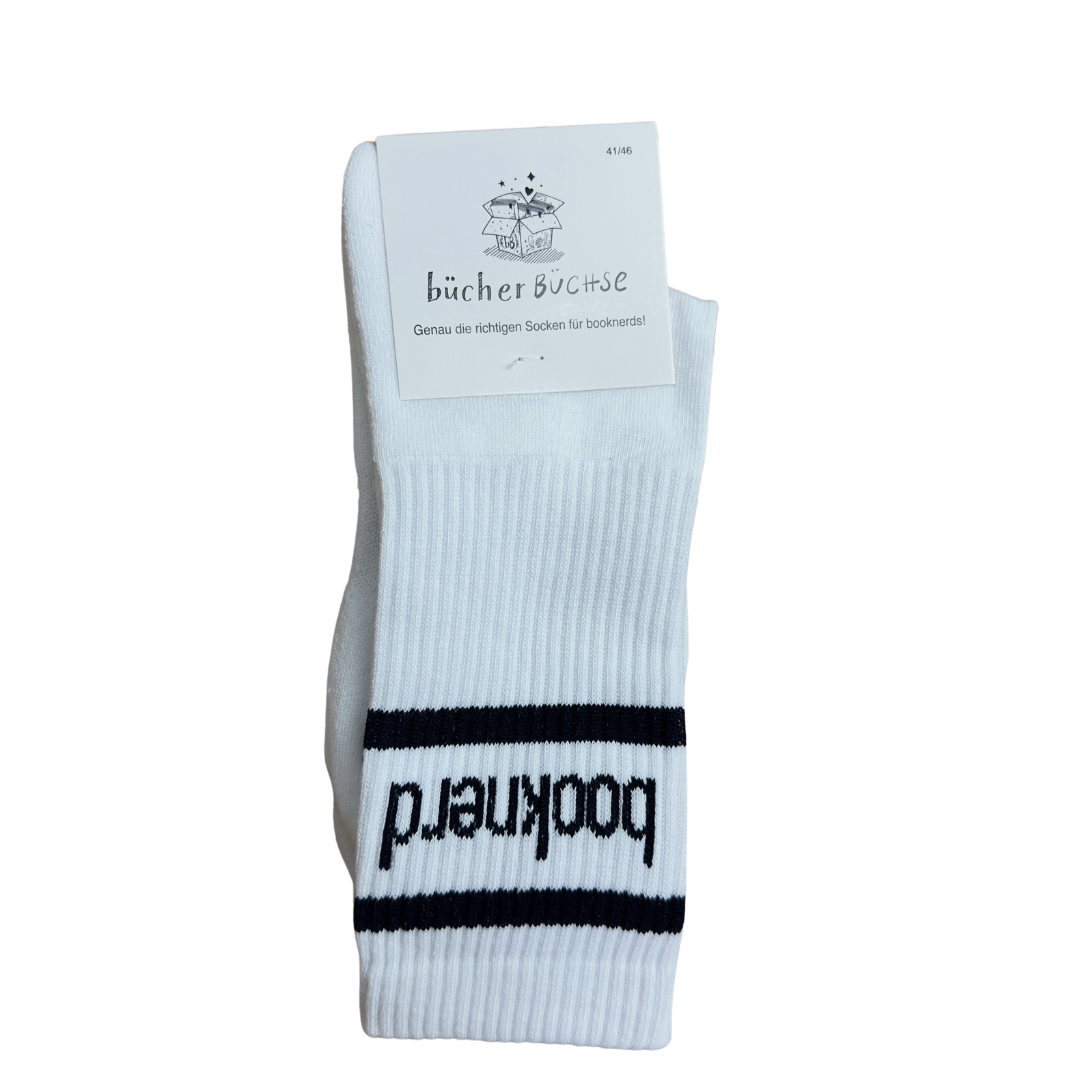 Socken "booknerd"