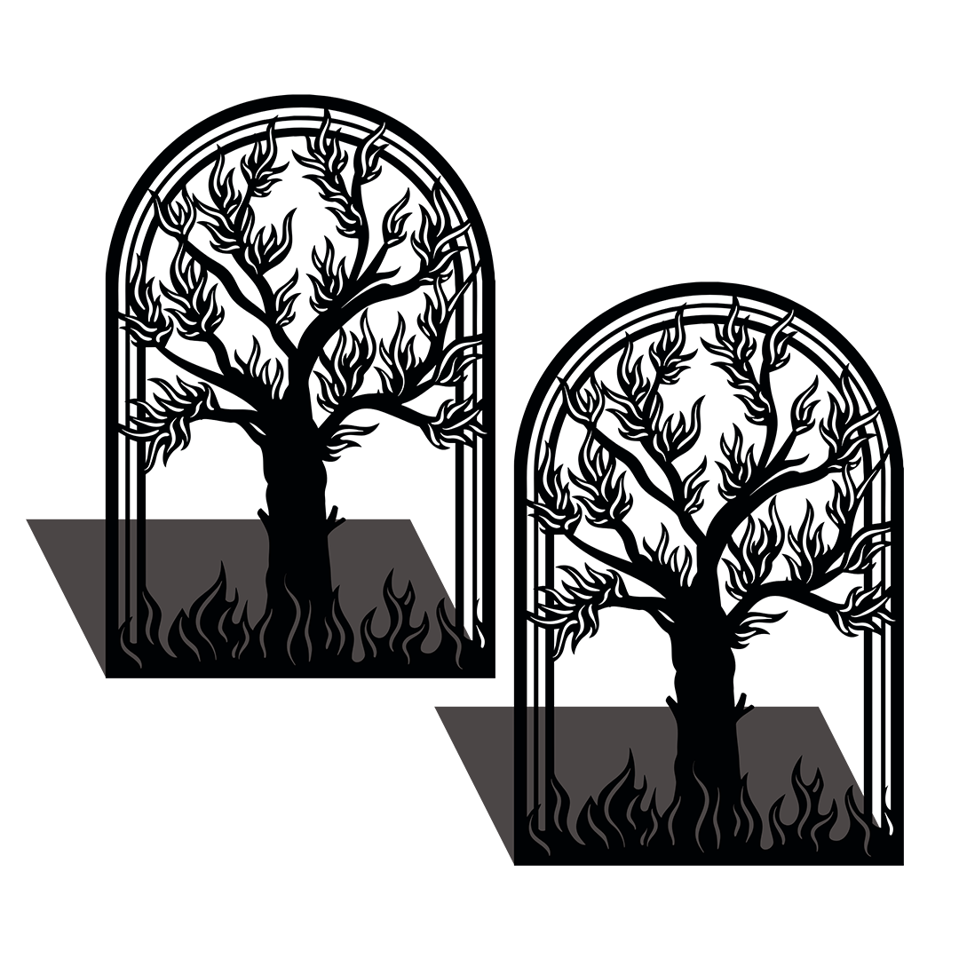 Buchstütze "Everflame"