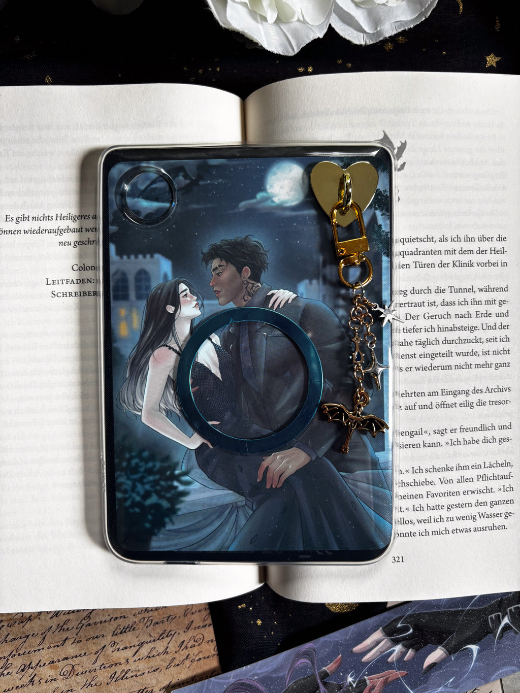 Xaden und Violet - A6 Charakter Karte / E-Reader Einleger